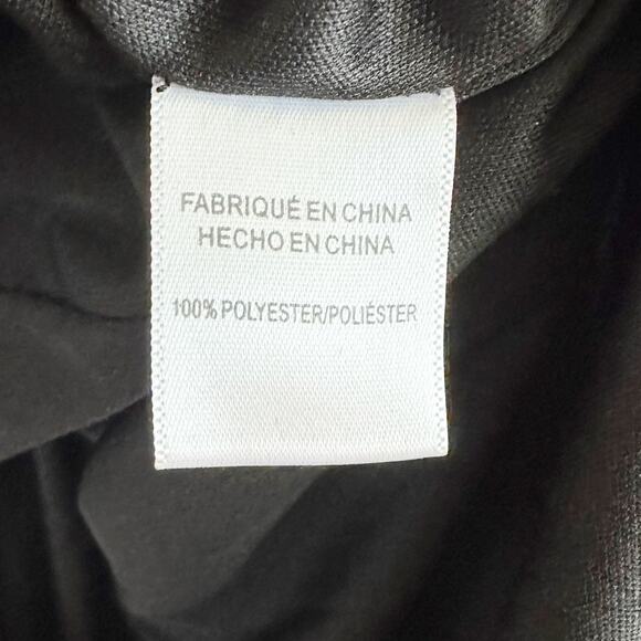 Avec Les Filles Tiered Tulle Halter Midi Dress 2 Black NWT - Picture 8 of 9